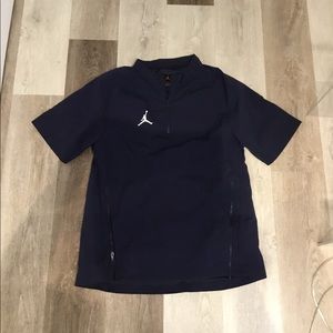 Air Jordan short sleeve pullover navy blue